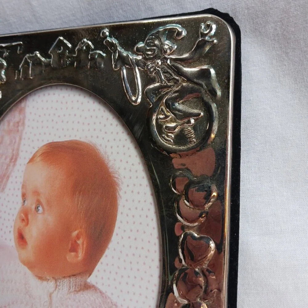 Ultimates Collection Silver Plated Baby Photo Album